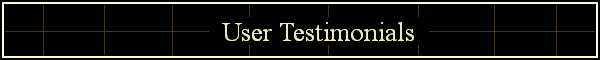 User Testimonials
