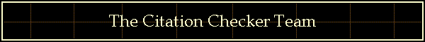 The Citation Checker Team